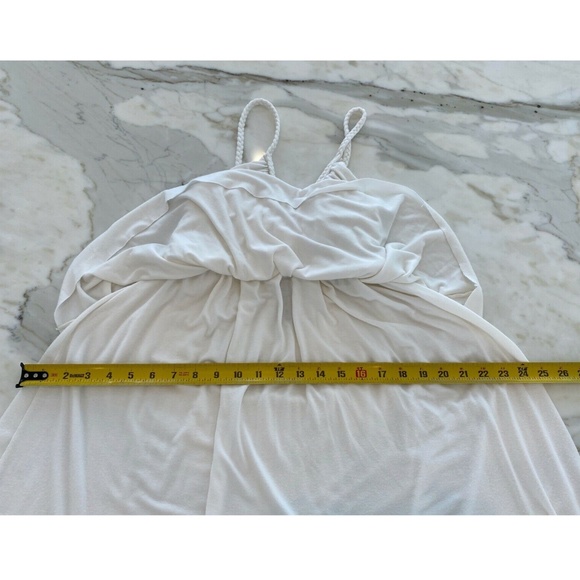 RACHEL PALLY IVORY MODAL SPANDEX DRESS SIZE MEDIUM - Picture 11 of 16